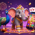Get lucky with lv88's vibrant 3D casino illustration featuring colorful slot games and festive elements.