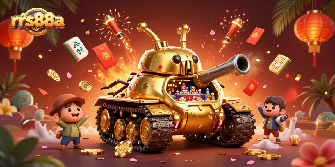 Experience the excitement of rrs88a in a vibrant 3D casino scene filled with dynamic gaming elements.