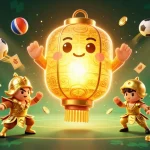 Experience NK88's vibrant online gaming atmosphere with golden lantern spirit and dynamic sports elements.