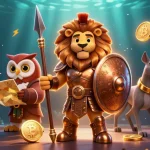 Join the thrilling action at ww88 with a 3D cartoon Spartan lion and friends amid crypto excitement!