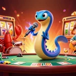 Engage in the romance of the three kingdoms with dynamic slot elements and vibrant underwater casino characters.