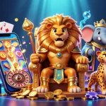 Engage with thrilling gambling adventures at FIVE88, featuring vibrant casino characters and dynamic games.