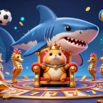 Situs Gacor showcases dynamic slot games with thrilling golden hamster king and vibrant gaming elements.
