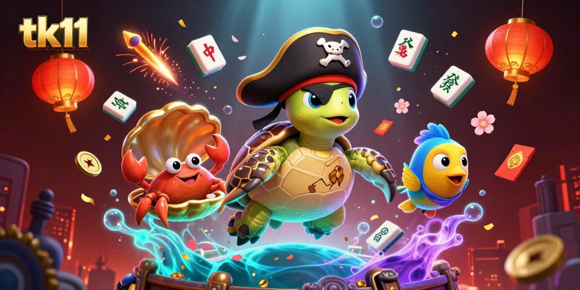 Experience thrilling gaming with tk11, where vibrant creatures join you in a treasure-filled adventure.