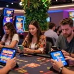 78win players enjoying immersive gaming experience at a vibrant online casino.