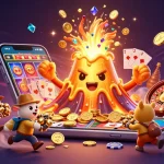 Experience the thrill of winning at BL555 with an explosive golden volcano and treasure-filled adventure.