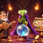 Spin the slot777 reels with vibrant symbols in a mystical casino scene