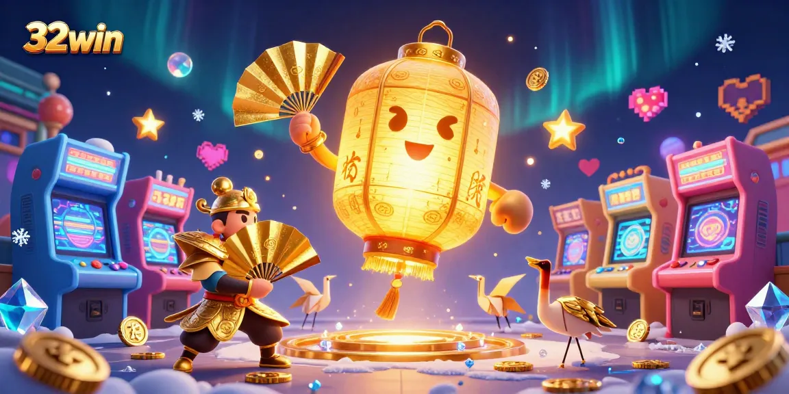 Engage with the thrilling world of slots at 32win featuring vibrant characters and gaming elements.
