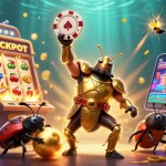 Spin the reels at uu88 with a vibrant 3D jackpot illustration capturing excitement and casino fun.