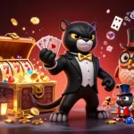 Experience thrilling moments at rik vip with a captivating card game scene featuring stylish characters and vibrant casino elements