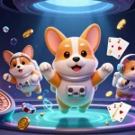 Engage with OPEN88 in a futuristic casino scene filled with excitement and winning possibilities.