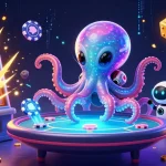 Engage with the exciting link judi bola experience featuring holographic poker and an alien octopus