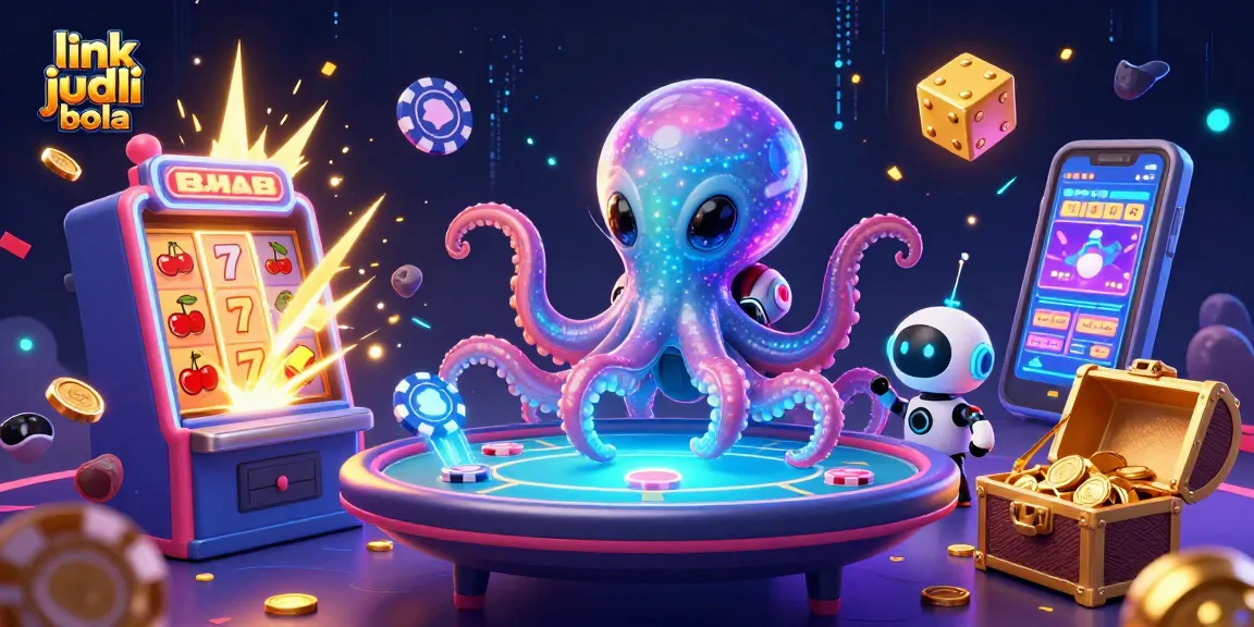 Engage with the exciting link judi bola experience featuring holographic poker and an alien octopus