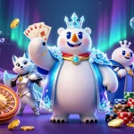 Engage with 789win through an exciting 3D illustration showcasing lively casino elements.
