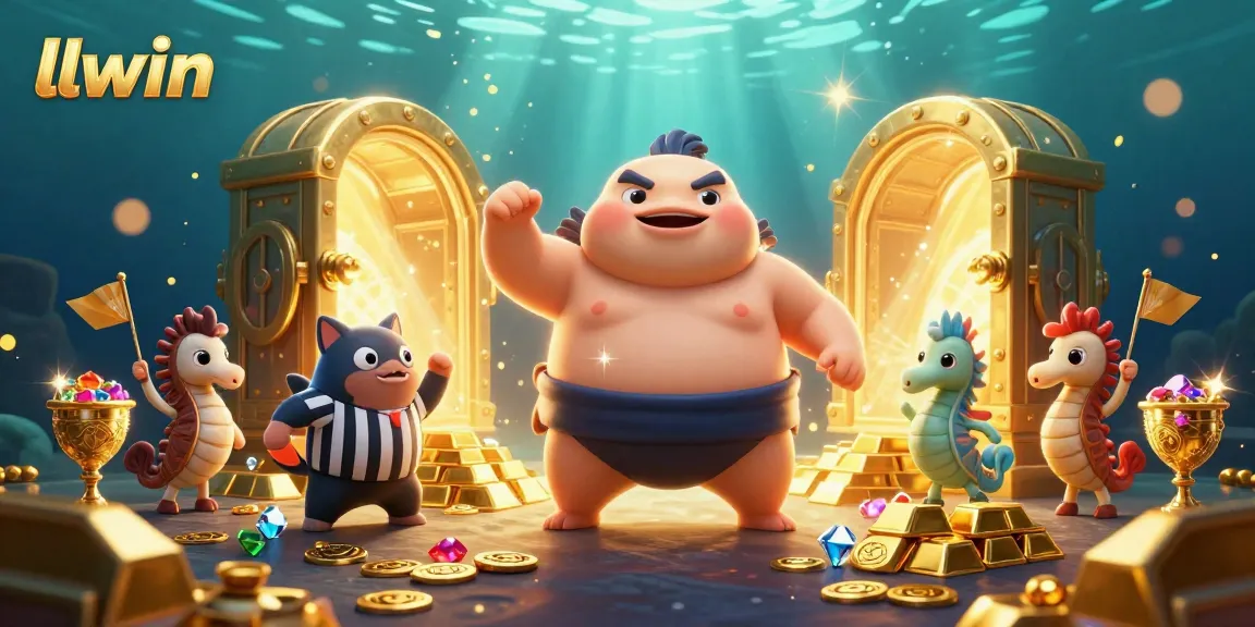 Experience thrilling wins at llwin with colorful underwater casino elements and delightful characters.