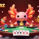 Experience thrilling gameplay at five88az with vibrant characters and poker elements in a dynamic casino scene.