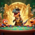Practice your blackjack skills at danangtheatre with a playful velociraptor card counter.
