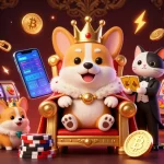 Experience the excitement of 789P with a corgi royal themed casino scene featuring vibrant slot symbols.