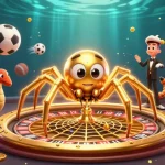 Experience thrilling bets at 888p com's casino with a vibrant underwater scene featuring playful characters.