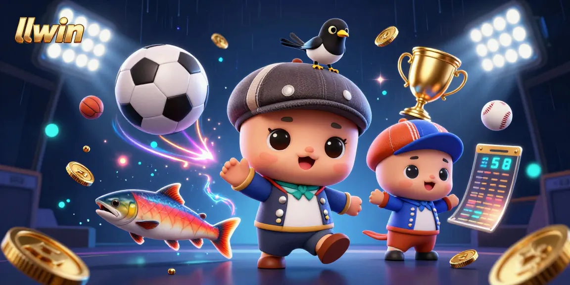 Engage in thrilling gameplay with llwin featuring cute Nessie and dynamic sports elements.