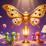 Play and win at 98win with vibrant lottery balls and an energetic casino scene.