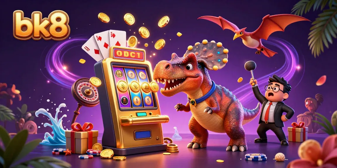 Experience excitement at bk8 as a pachycephalosaurus wins jackpots amidst wild casino action.