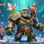 Experience thrilling slots with mercedes-benz vibes in this vibrant casino illustration!