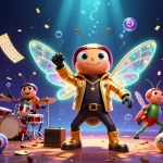 phjoy immerses players in colorful casino fun with a cicada rock star performing and dynamic game elements.