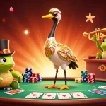 Experience exciting gameplay at qq88 with a vibrant casino scene featuring poker chips and cards.