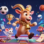 Vipwin boosts excitement with a 3D festive casino scene featuring a Krampus goat and playful characters.