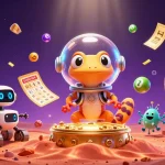 Engage in thrilling gaming adventures at rr88 with vibrant lottery balls and a colorful casino scene.