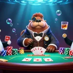Join the fun at 33win with our engaging underwater poker scene filled with vibrant characters.
